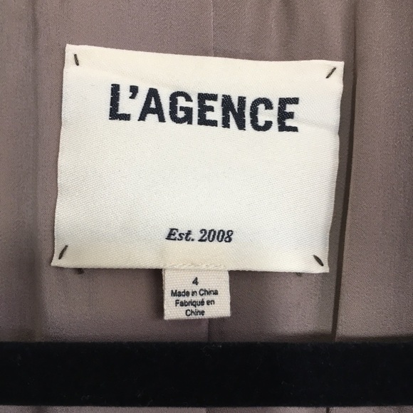 L’Agence Taryn Double Breasted Silk Blazer New Without Tags - Picture 14 of 16